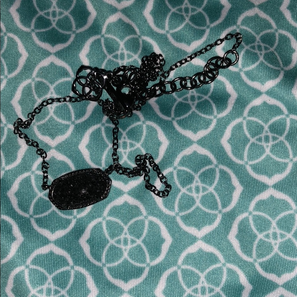 Kendra Scott all black necklace